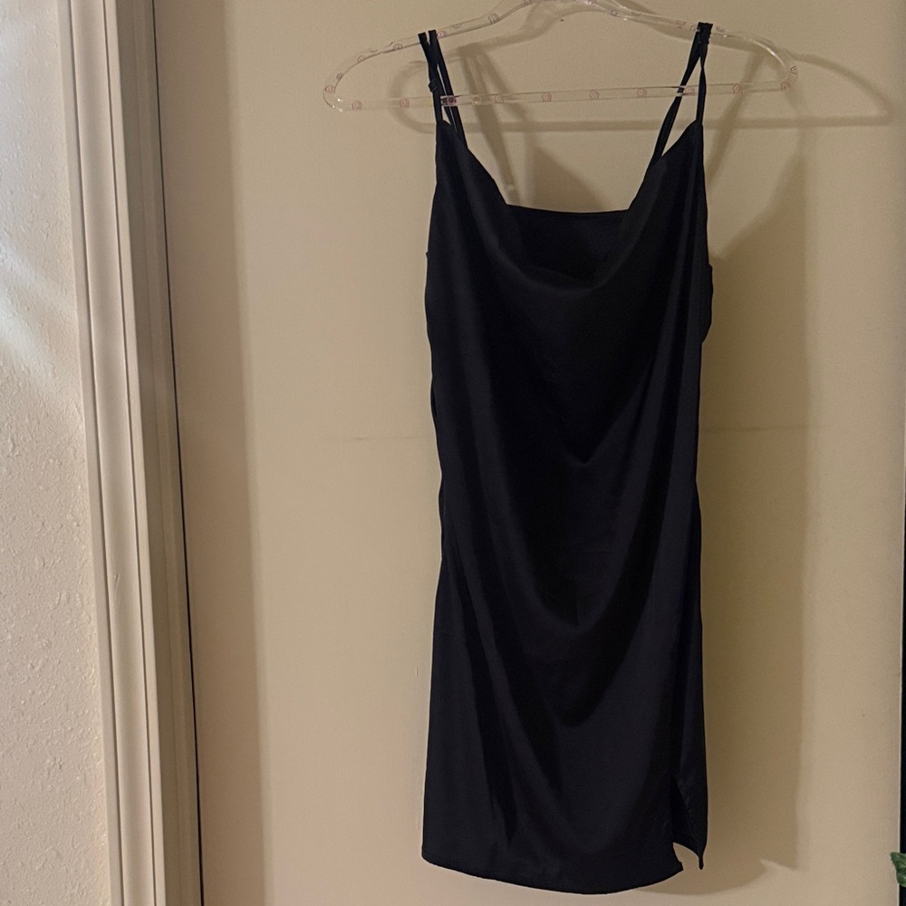 Elegant Black Slip Dress